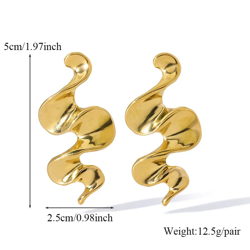 Anting-anting Charm Ular Bergantung Eksentrik