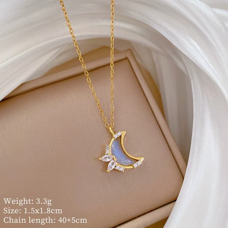 Kalung Loket Bulan Bintang, Keluli Tahan Karat