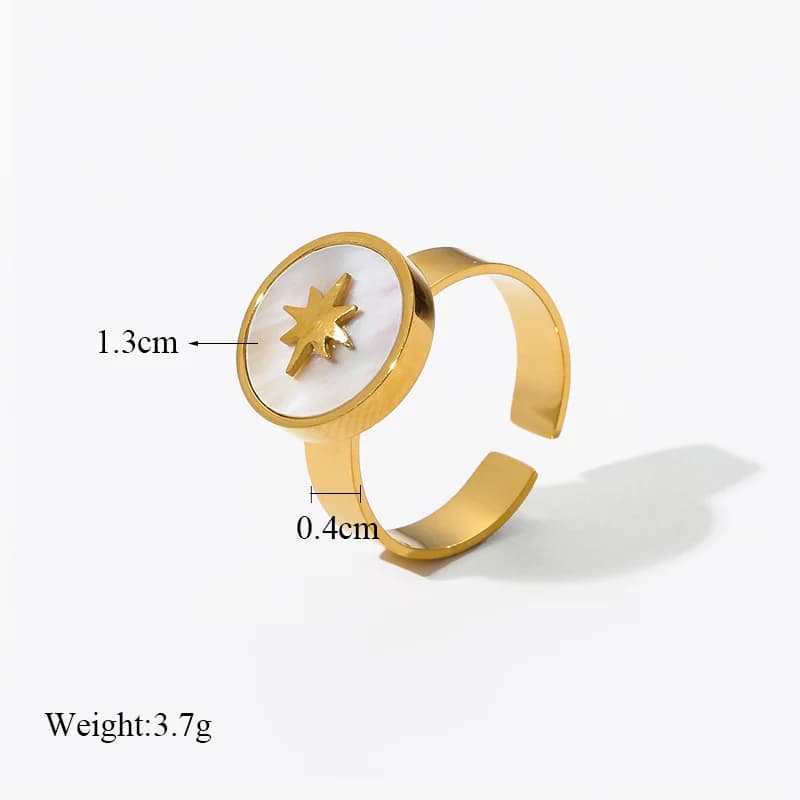 Cincin Cuff Vintage Emas