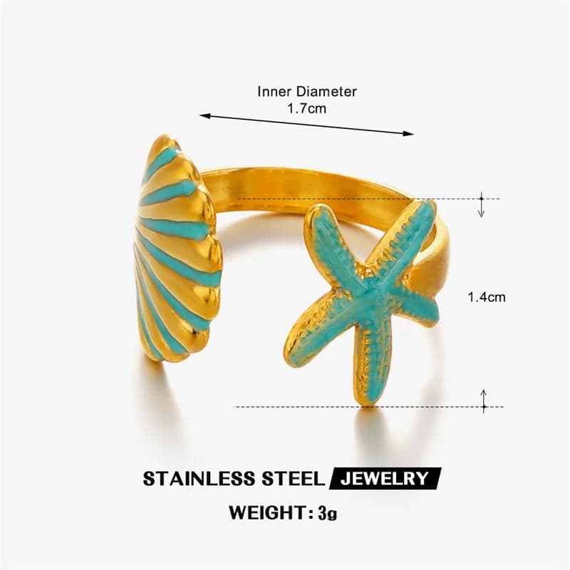 Cincin Boleh Laras Zirkon Kupu-kupu Plating Emas 18K