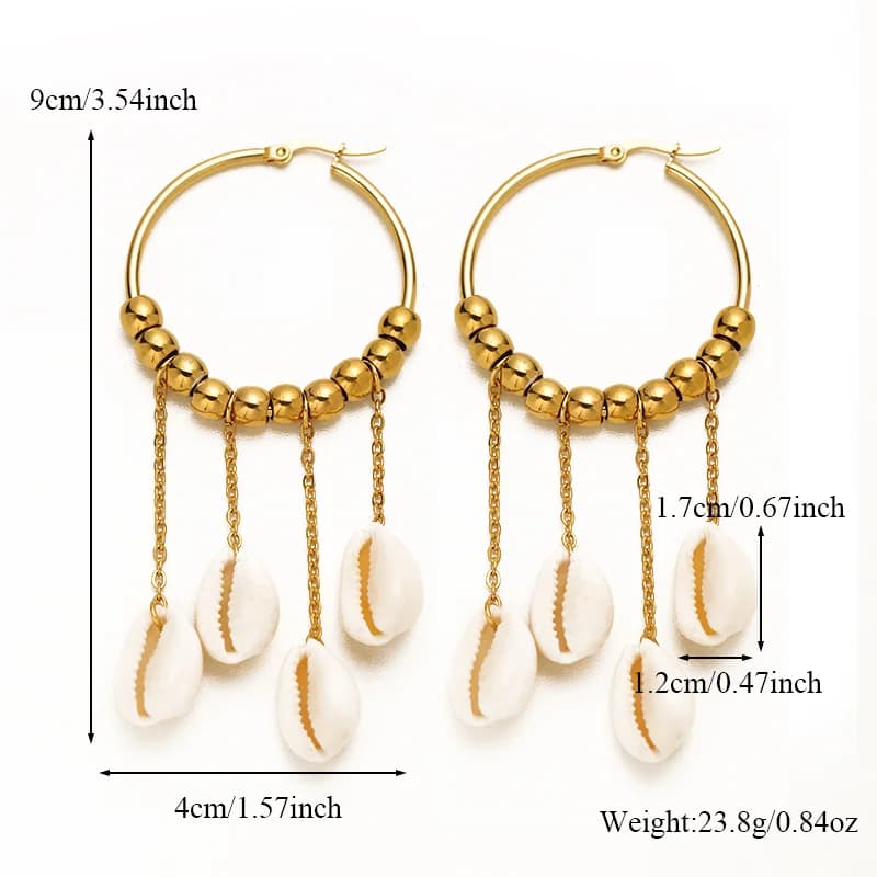 Anting-anting Gelung Loket Jumbai Kerang