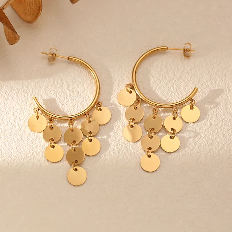 Anting-anting Gelung Loket Jumbai Kerang