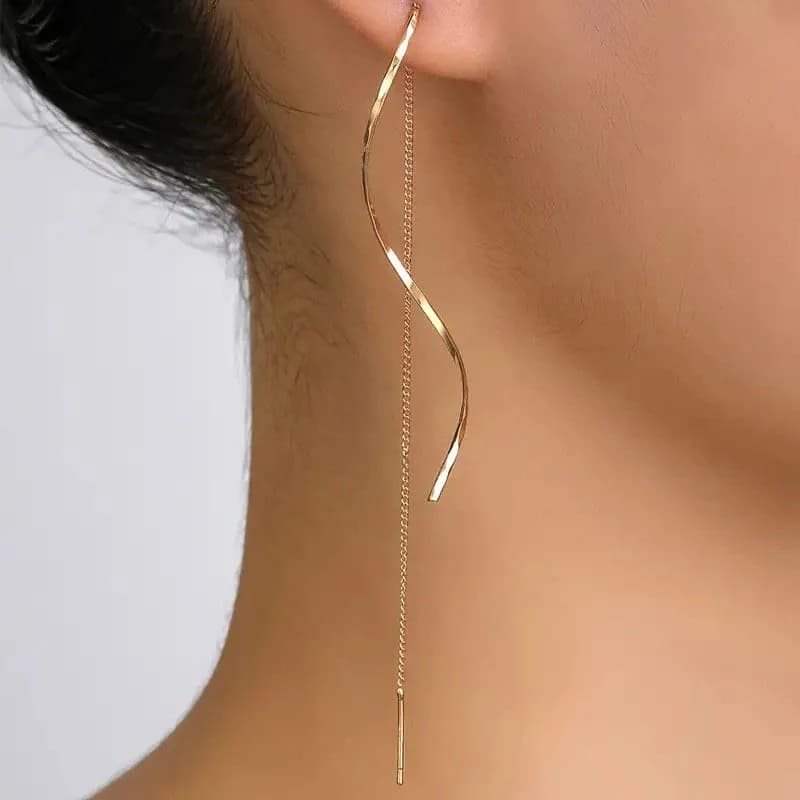 Anting-anting Stud Berlian Hati, Keluli Tahan Karat