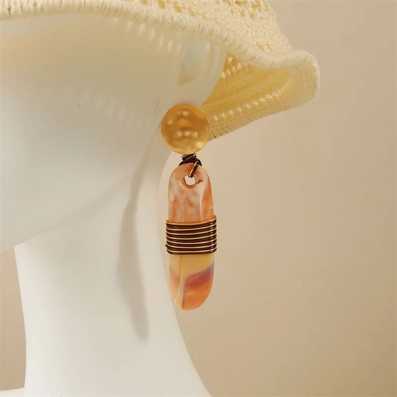 Anting-anting Drop Dangle Resin Bohemian