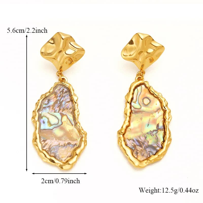 Anting-Anting Gantung Warna Tidak Sekata Sepasang