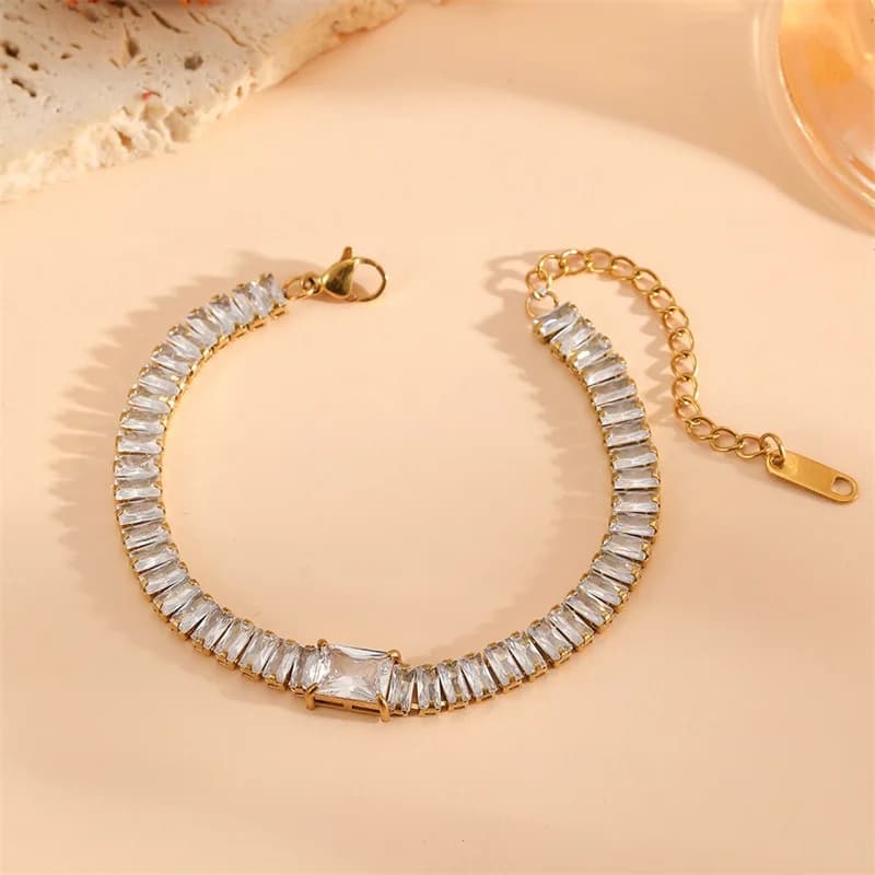 Gelang Bertingkat Berpilin, Bersalut Emas