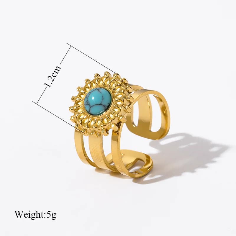 Cincin Cuff Vintage Emas