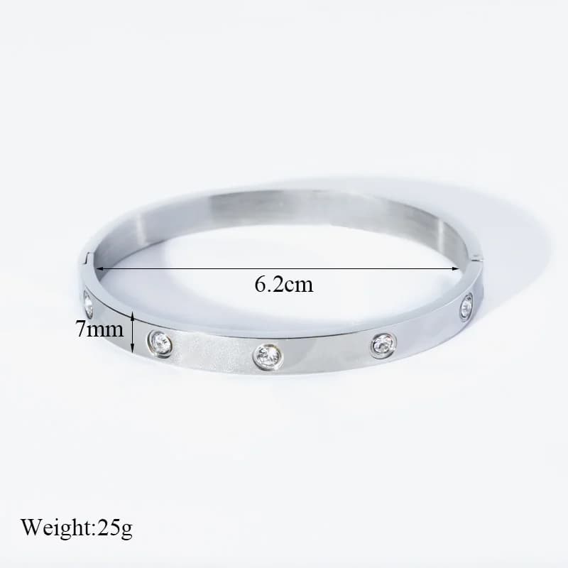 Gelang Bangle Zirkonia 3-Warna