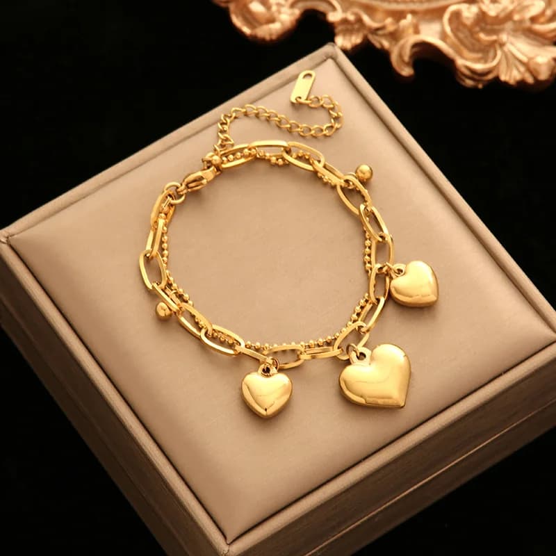 Gelang Tangan Rantai Kupu-kupu Zirkonia Kubik