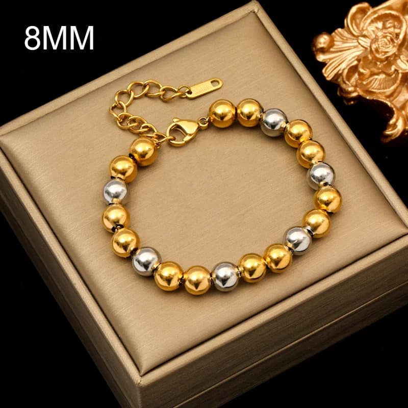 Gelang Tangan Rantai Link Manik