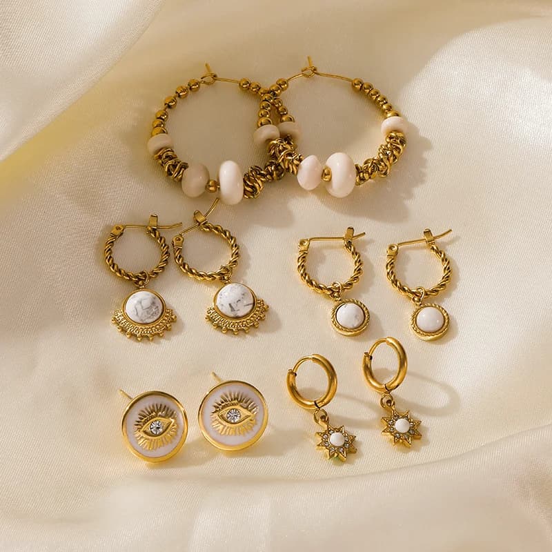 Anting-anting Batu Putih, Keluli Tahan Karat 316L