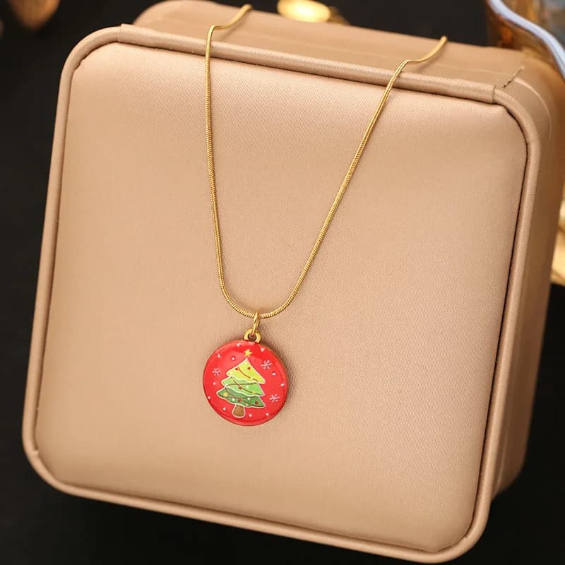 Kalung Loket Enamel Rusa