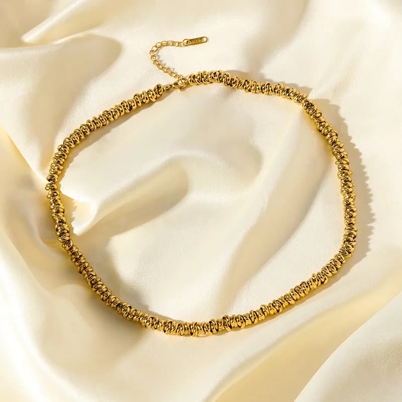 Set Kalung Rantai Emas dan Gelang