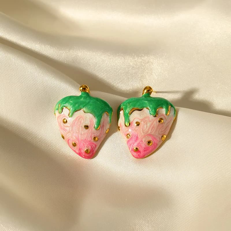 Anting-Anting Gantung Matahari, Bulan & Hati, Keluli Tahan Karat