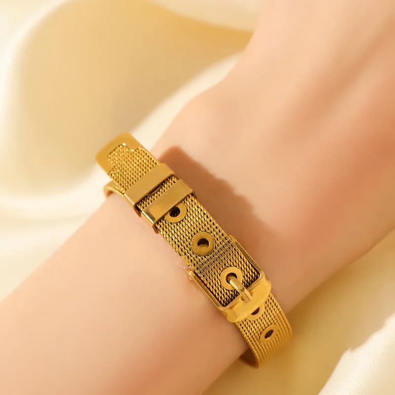 Gelang Bertingkat Multi-Layer Zirkonia Keluli Tahan Karat 316L