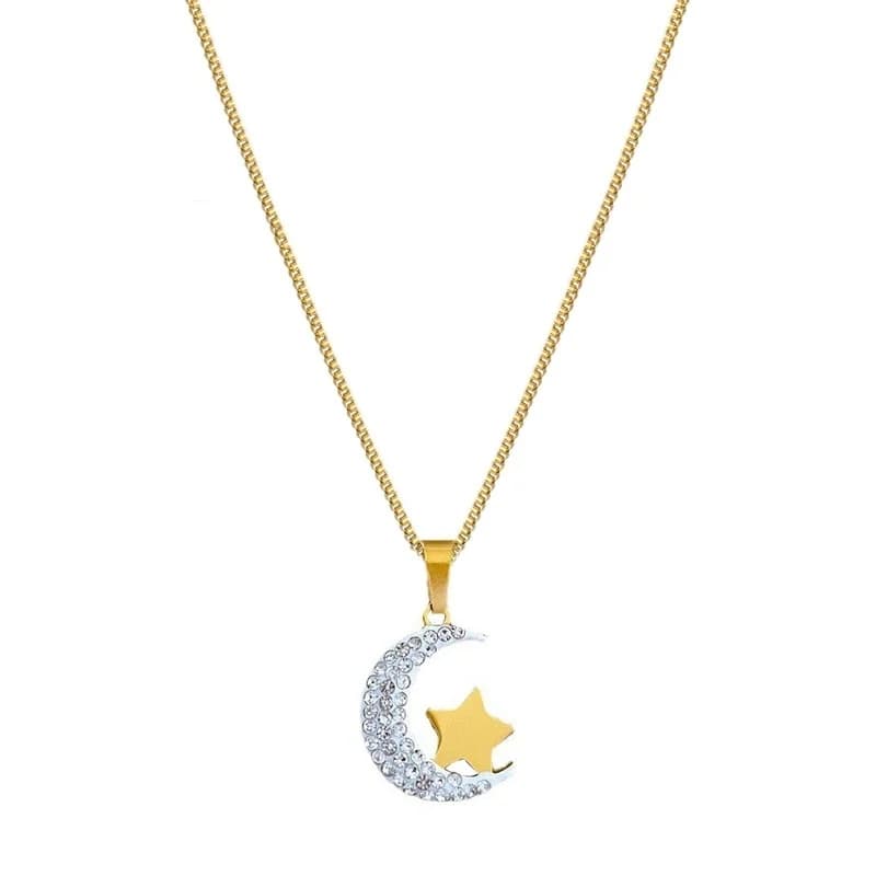 Kalung Loket Bulan Bintang, Keluli Tahan Karat
