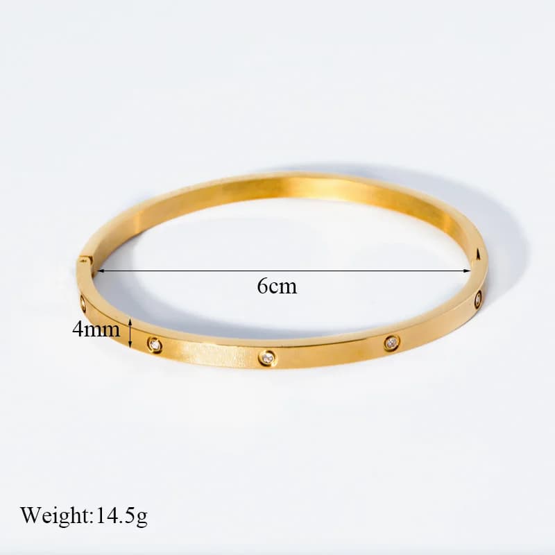 Gelang Bangle Zirkonia 3-Warna