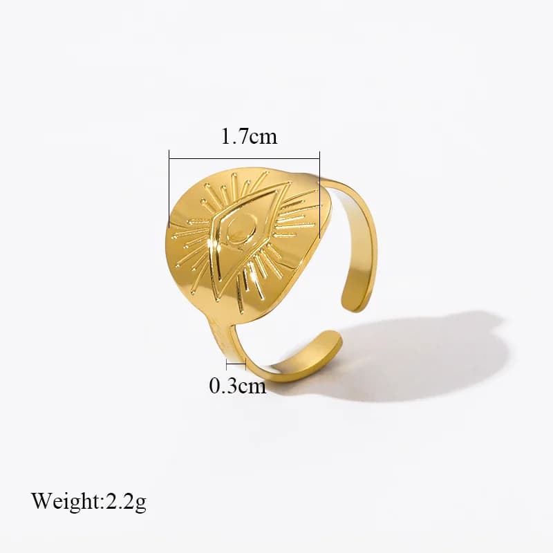 Cincin Gelang Terbuka Keluli Tahan Karat untuk Wanita
