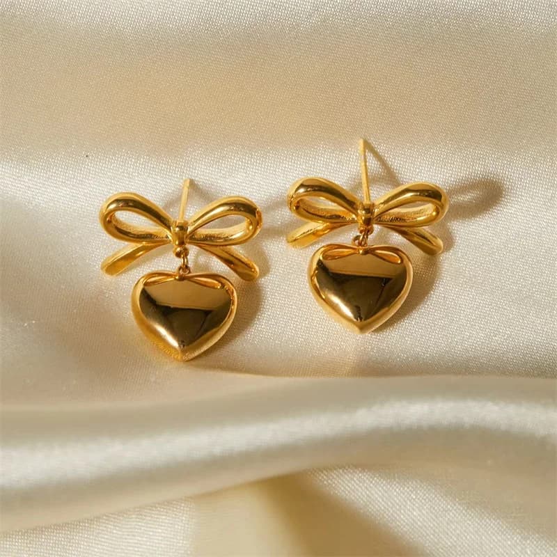 Anting-anting Paku Bunga Kecil, Salutan PVD Emas